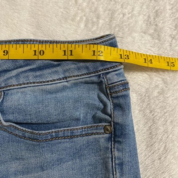 RSQ Denim Jean Shorts Women's Juniors Size 1/w25 Sunset High Rise - Picture 4 of 5